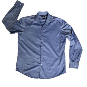 Hugo Boss Casual Blue Button Down Shirt
